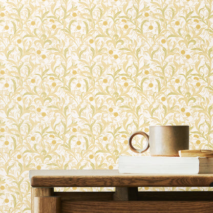 Hoopla Walls Floral Trail Thyme