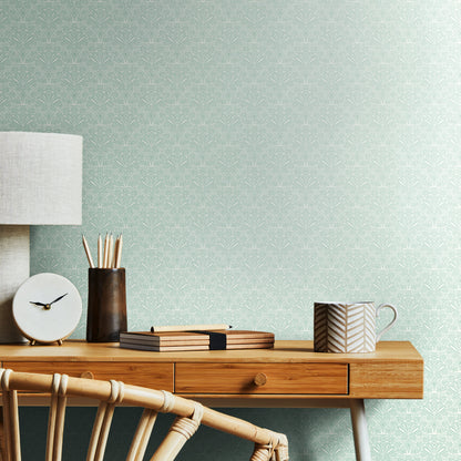 Hoopla Walls Ditsy Deco Fan Sky