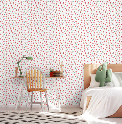 Hoopla Walls Strawberry Sprinkles Scarlet