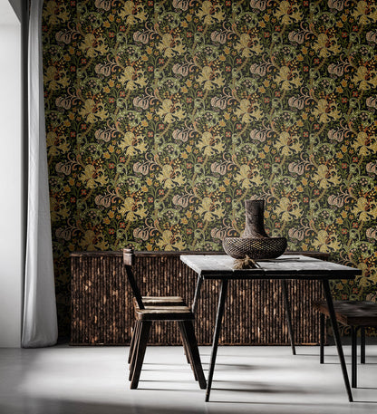 Hoopla Walls Lily Ogee Black