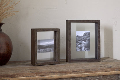 Nkuku Indu Standing Mango Wood Frame Dark Ash