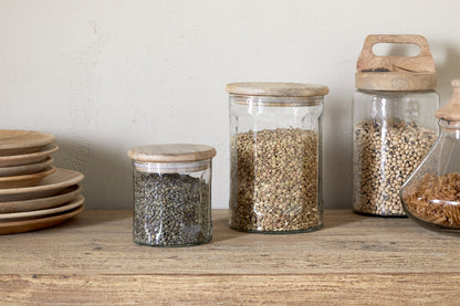 Nkuku Igoko Storage Jar Clear