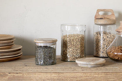 Nkuku Igoko Storage Jar Clear