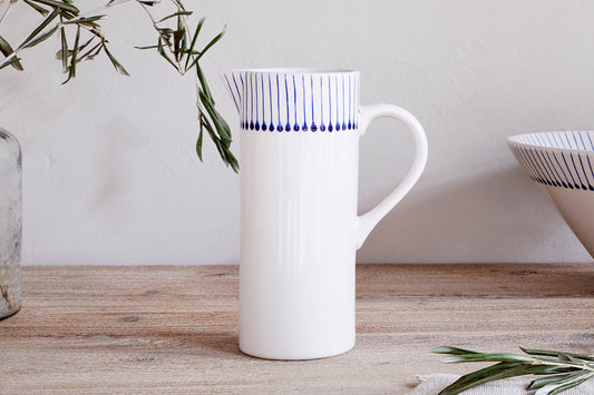 Nkuku Iba Jug Indigo
