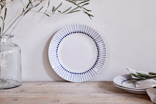 Nkuku Iba Side Plate Indigo