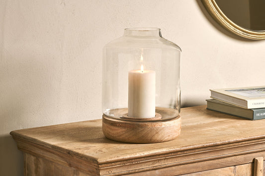 Nkuku Idha Hurricane Lantern Tapered