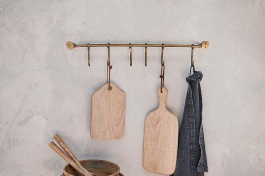 Nkuku Ikoma Hook Set Antique Brass