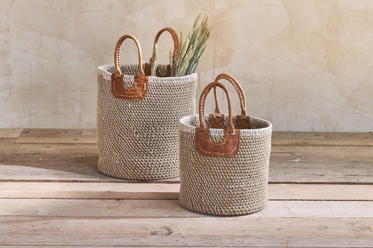 Nkuku Indra Coil Basket Natural