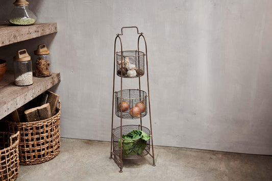 Nkuku Inkollu Three Tiered Storage Stand