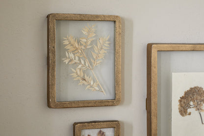 Nkuku Jahala Wall Hung Photo Frame Antique Brass