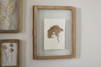 Nkuku Jahala Wall Hung Photo Frame Antique Brass