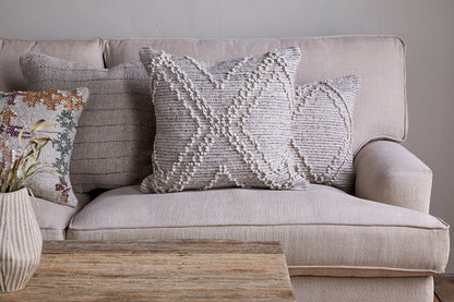 Nkuku Juliyet Cotton & Wool Cushion Cover Natural