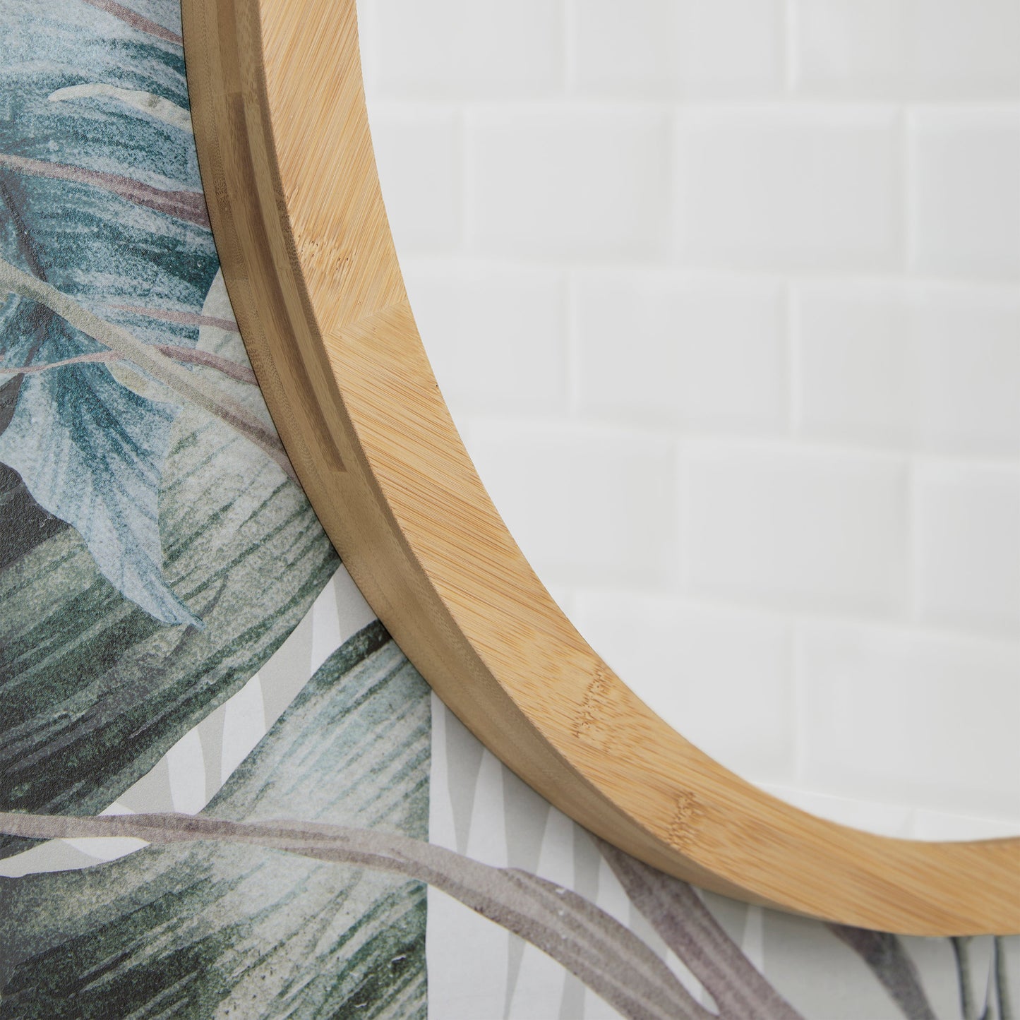 Origins Living Kenji Mirror Round 60cm Bamboo