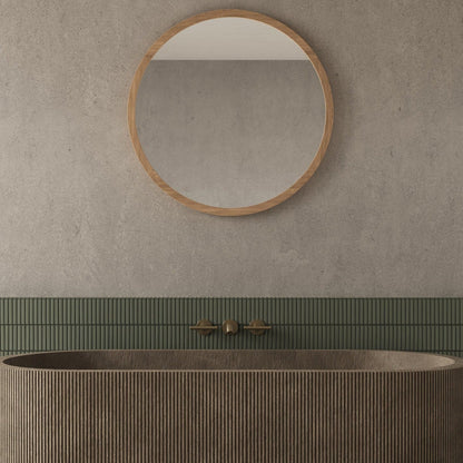 Origins Living Kenji Mirror Round 80cm Bamboo