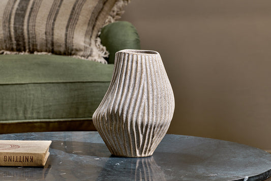 Nkuku Kalai Ceramic Organic Shape Vase Small