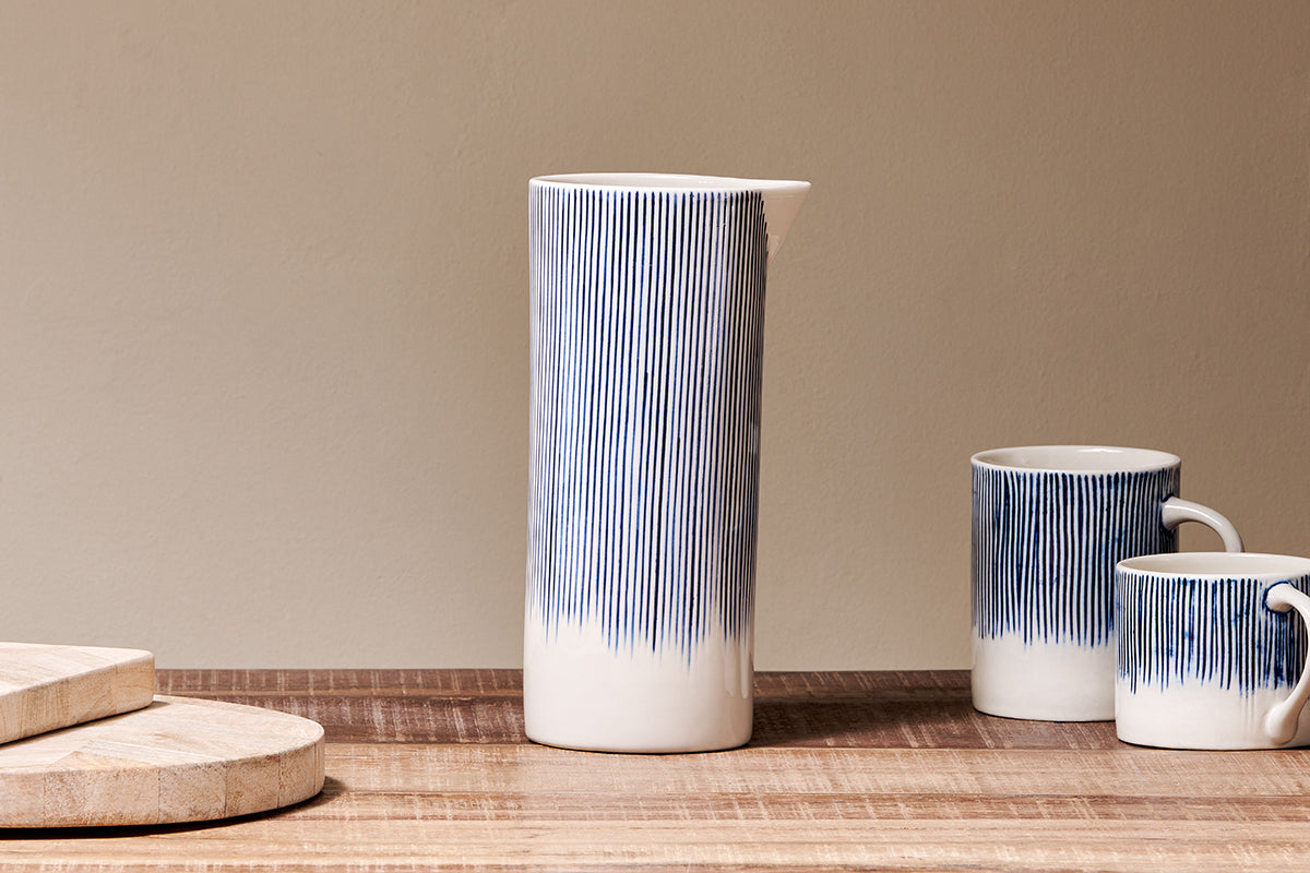 Nkuku Karuma Ceramic Jug Large
