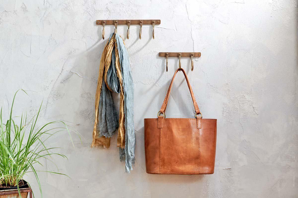 Nkuku Kuna Iron Hooks Antique Brass