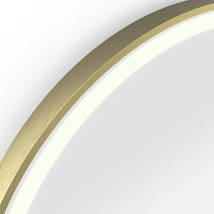 Origins Living Lomax Light Capsule Mirror 50x100cm Brushed Brass