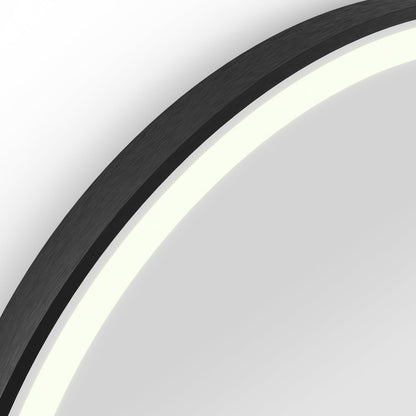 Origins Living Lomax Light Capsule Mirror 50x100cm Brushed Black