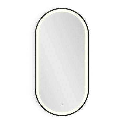 Origins Living Lomax Light Capsule Mirror 50x100cm Brushed Black