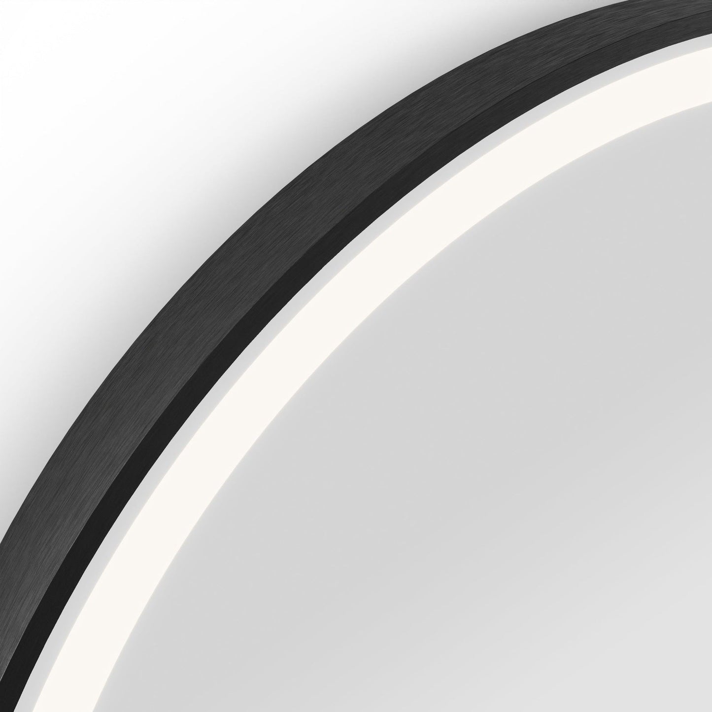 Origins Living Lomax Light Arch Mirror 40x80cm Brushed Black