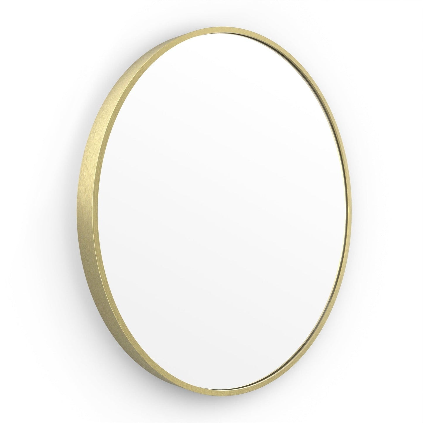 Origins Living Lomax Round Mirror 60cm Brushed Brass