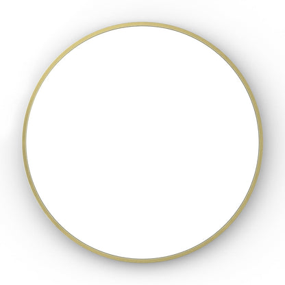 Origins Living Lomax Round Mirror 60cm Brushed Brass