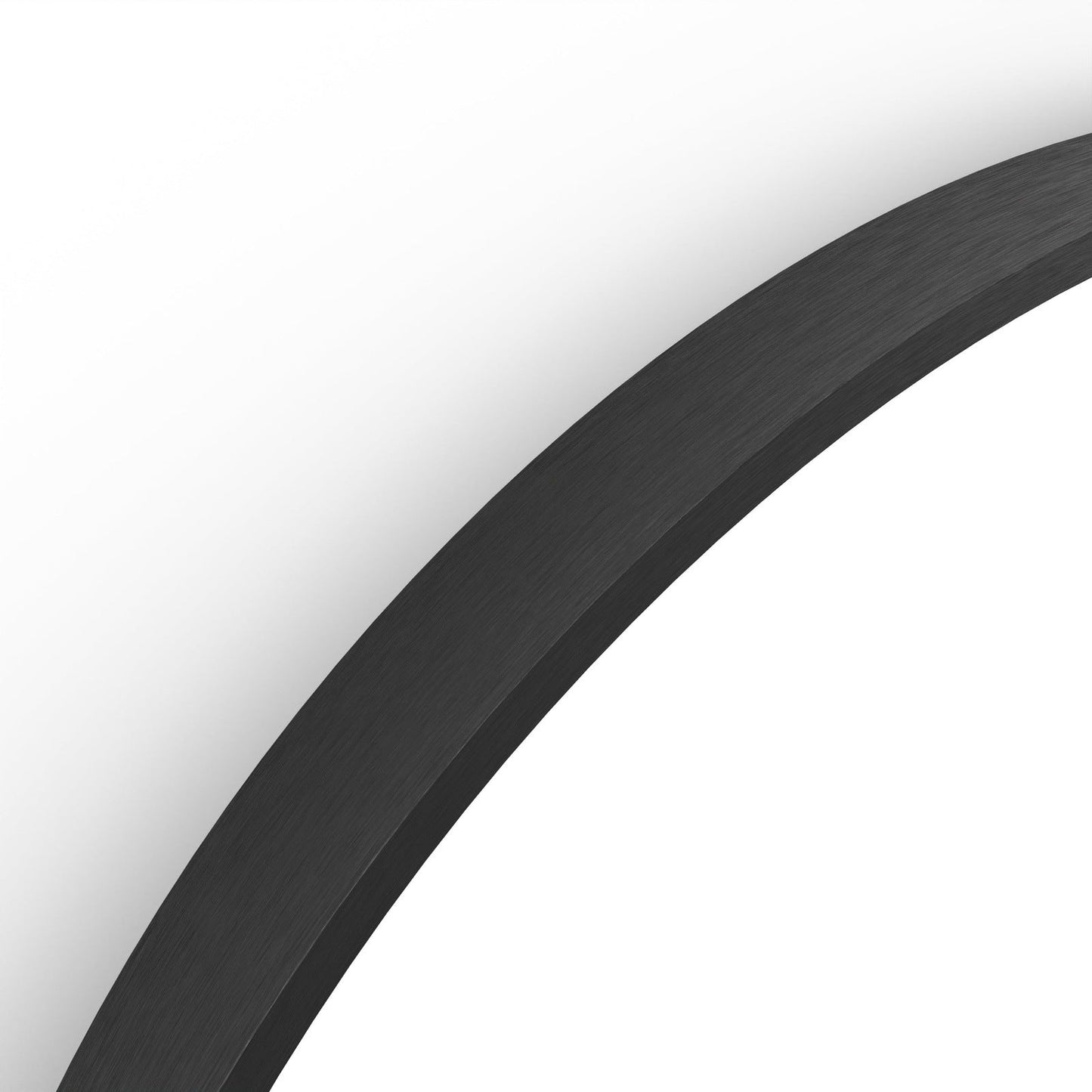 Origins Living Lomax Round Mirror 60cm Matt Black