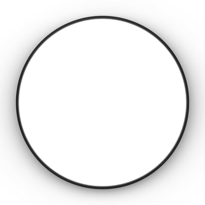 Origins Living Lomax Round Mirror 60cm Matt Black