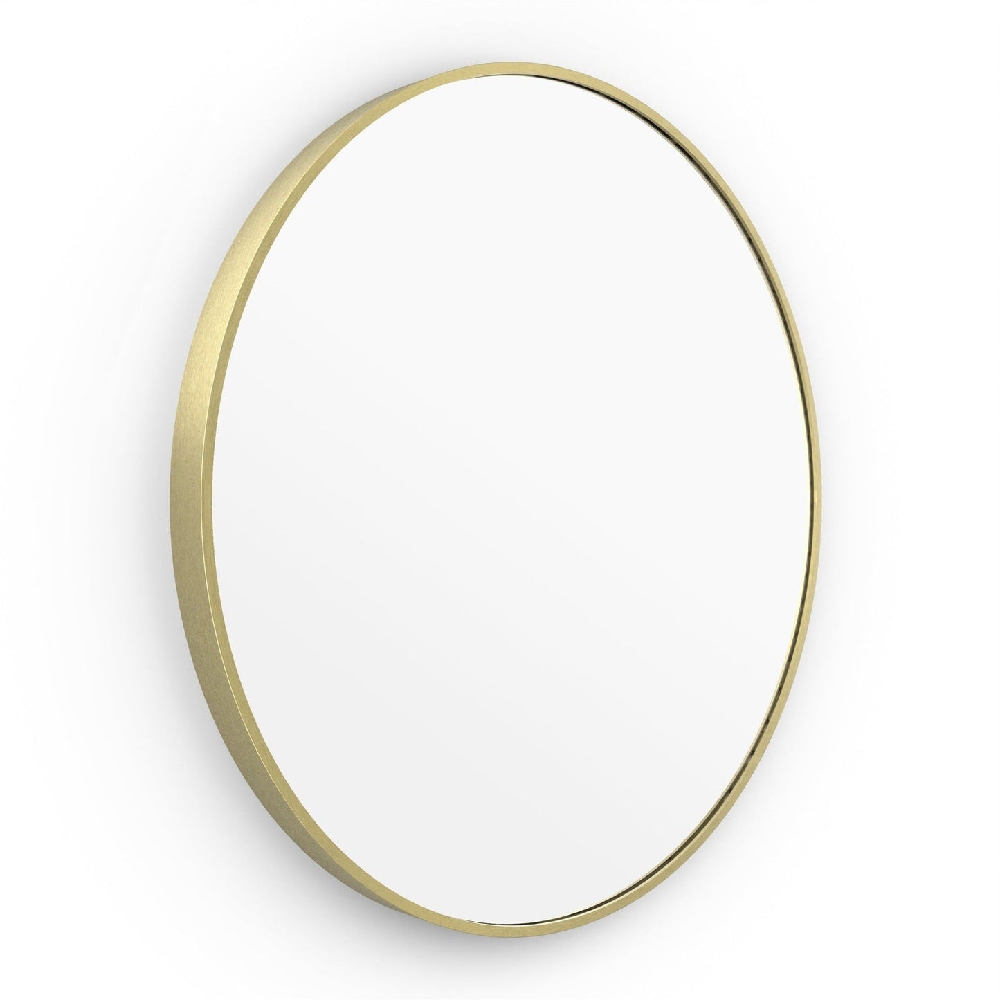 Origins Living Lomax Round Mirror 70cm Brushed Brass