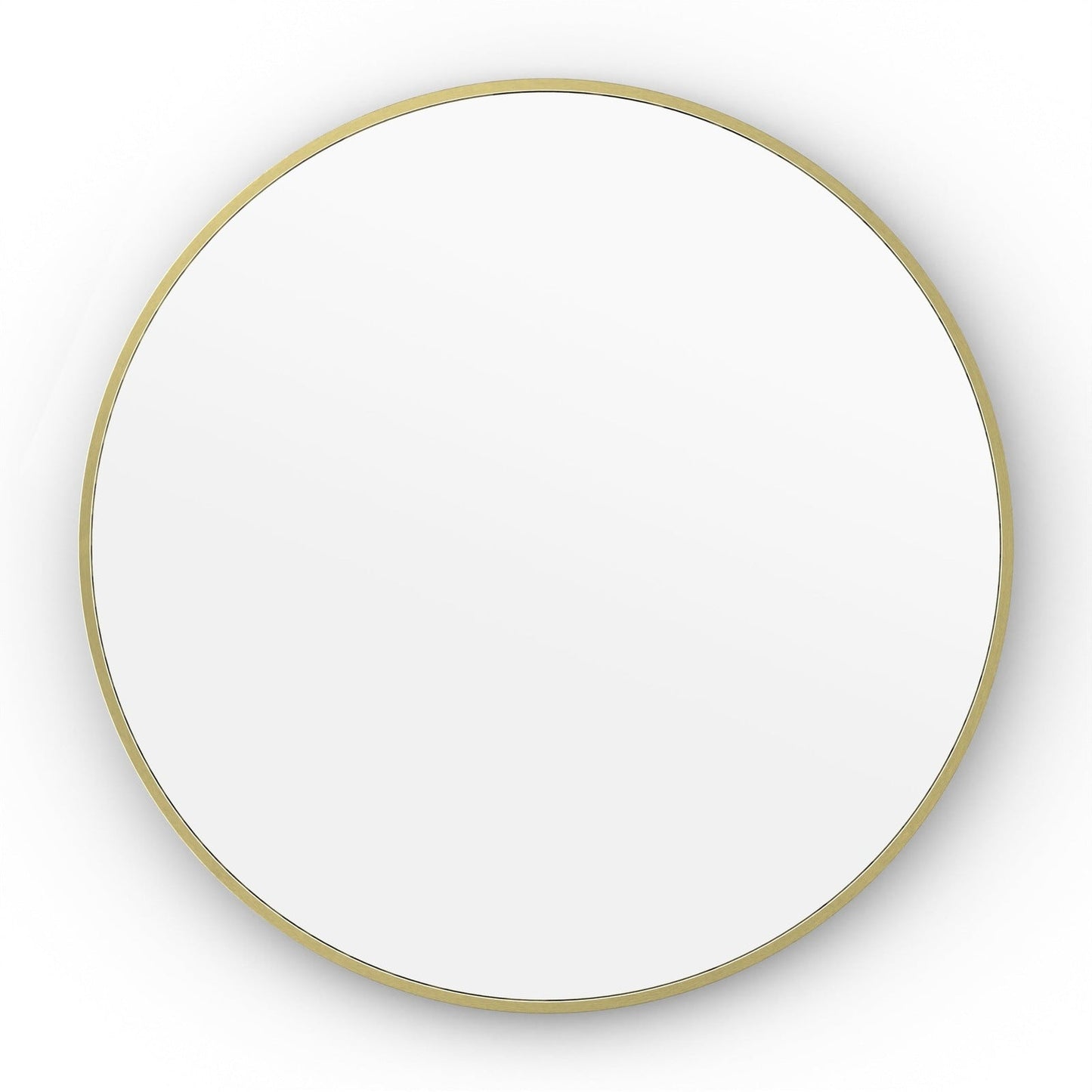 Origins Living Lomax Round Mirror 70cm Brushed Brass