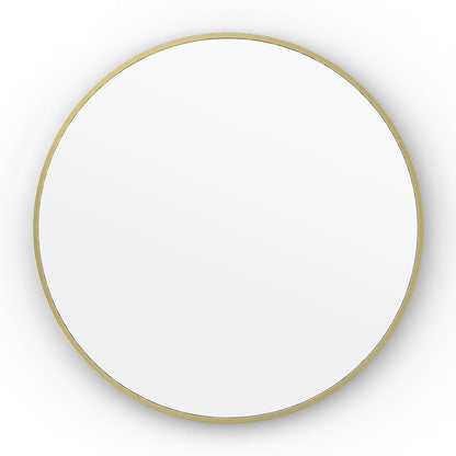 Origins Living Lomax Round Mirror 70cm Brushed Brass