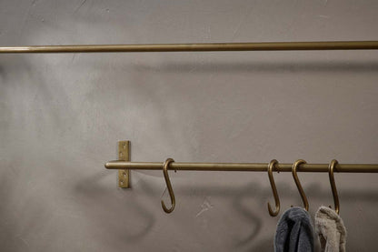 Nkuku Laila Iron Hanging Rail Brass