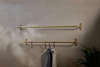 Nkuku Laila Iron Hanging Rail Brass