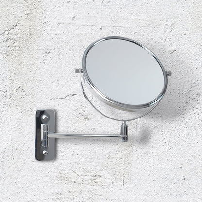Origins Living Mason Reversible 7 X Magnifying Wall Mirror Chrome