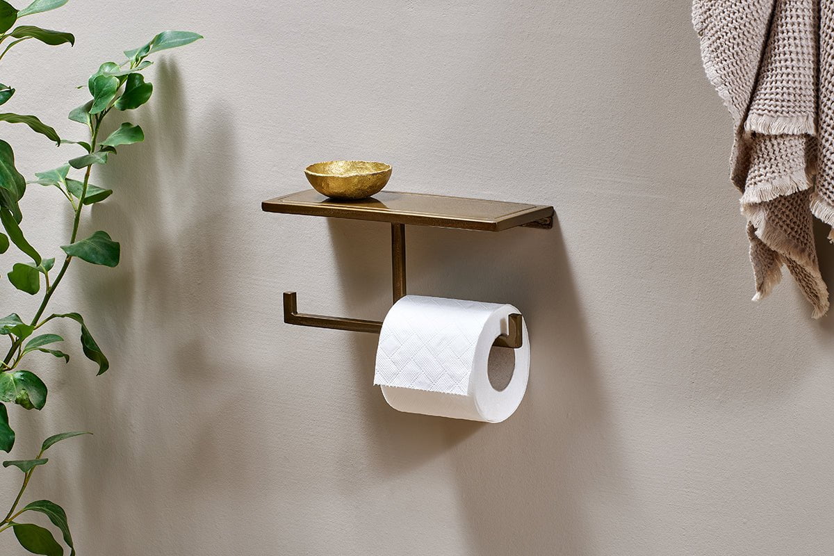 Nkuku Mahi Wall Mounted Toilet Roll Holder