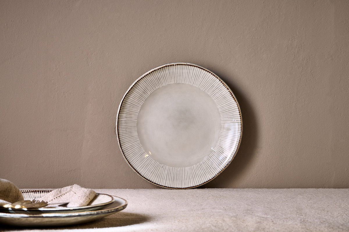 Nkuku Malia Side Plate Cream
