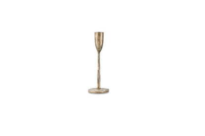Nkuku Mbata Brass Candlestick Antique Brass