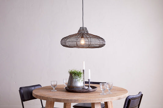 Nkuku Mukuni Wire Lampshade Bronze/Black