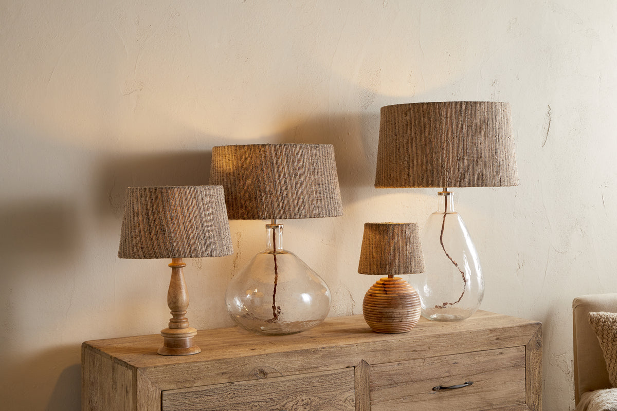 Nkuku Nadee Banana Leaf Lampshade Natural