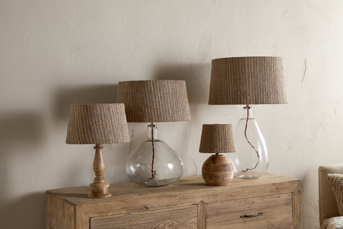 Nkuku Nadee Banana Leaf Lampshade Natural