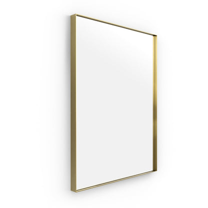 Origins Living Newington Rectangular Mirror 60x80cm Brushed Brass