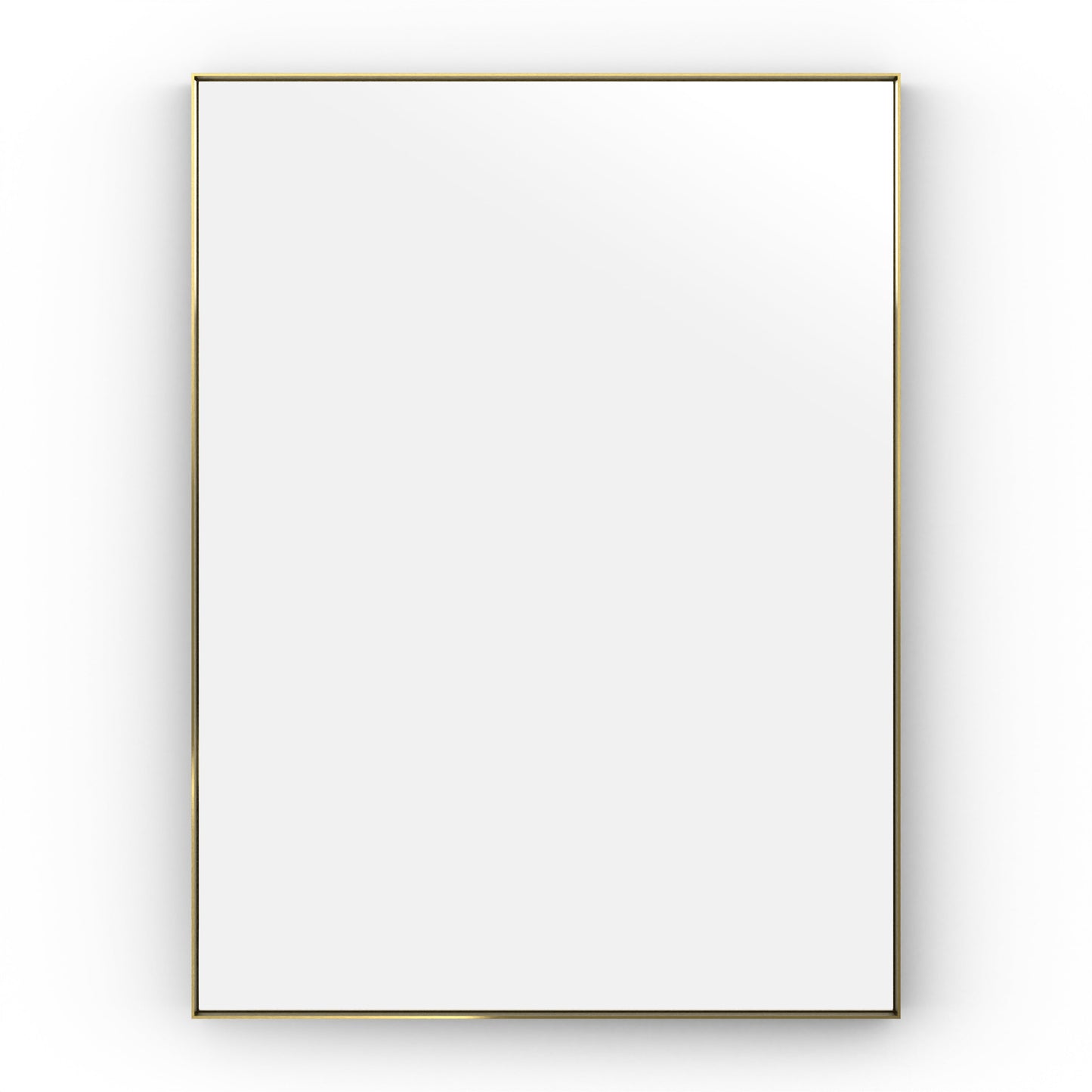 Origins Living Newington Rectangular Mirror 60x80cm Brushed Brass