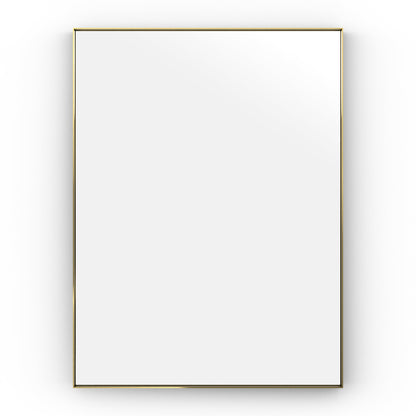 Origins Living Newington Rectangular Mirror 60x80cm Brushed Brass