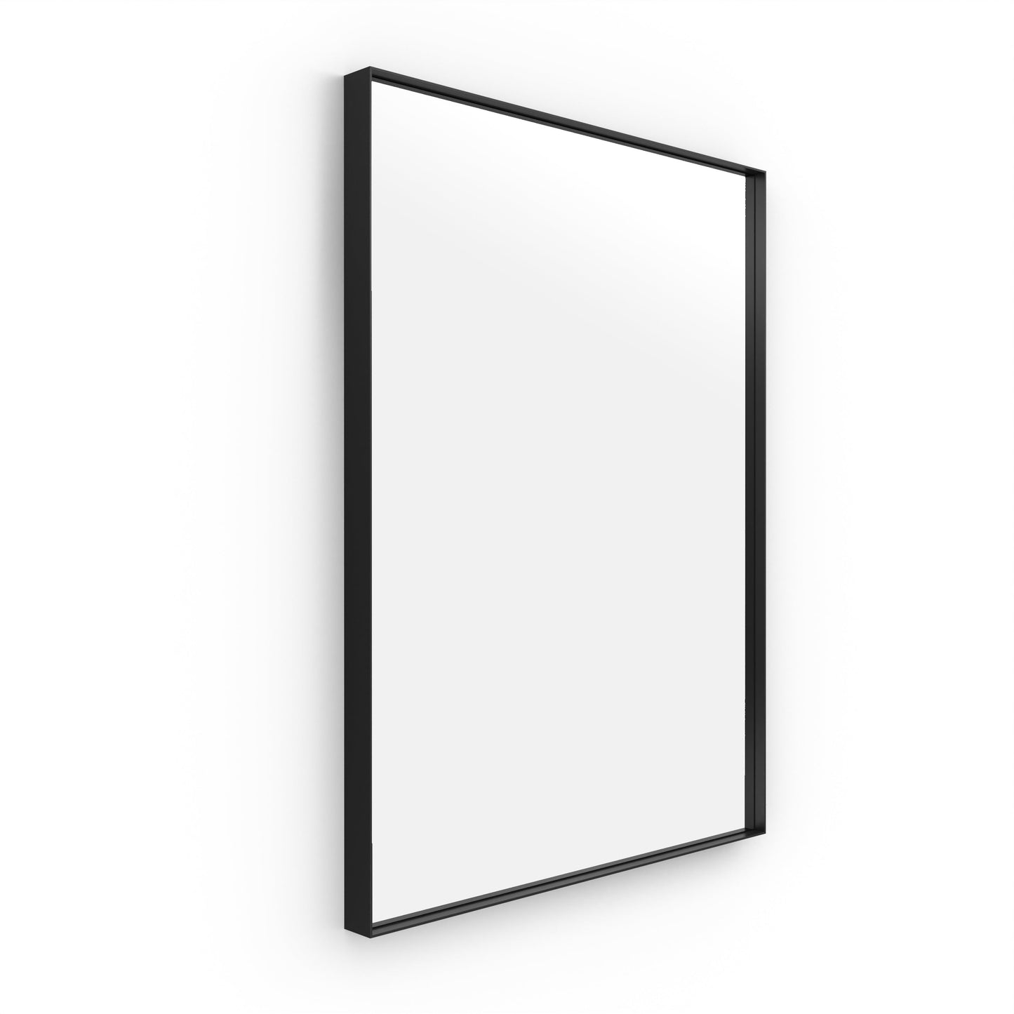 Origins Living Newington Rectangular Mirror 60x80cm Matt Black