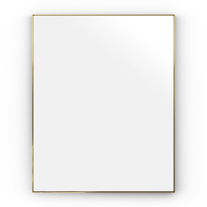 Origins Living Newington Rectangular Mirror 100x80cm Brushed Brass