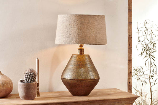 Nkuku Nalgonda Lamp Antique Brass Large