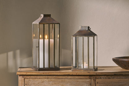 Nkuku Nampo Lantern Aged Antique