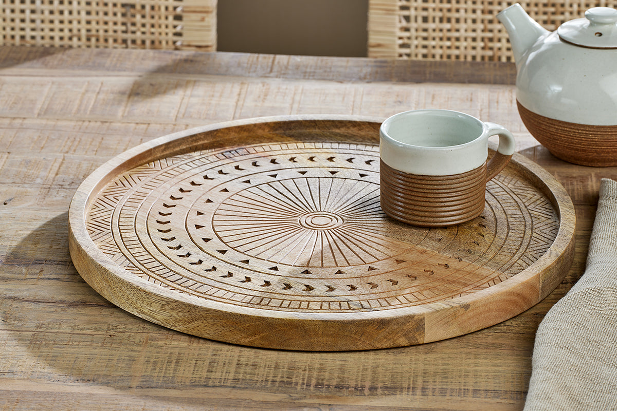Nkuku Namuna Mango Wood Tray