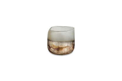 Nkuku Ngolo Tealight Holder Aged Smoke